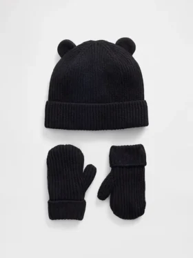 Σετ σκούφου και γαντιών «CashSoft Bear» για βρέφη & νήπια