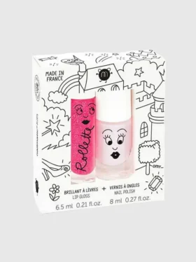Σετ βερνικιών νυχιών και λιπ γκλος Fairytales της Nailmatic