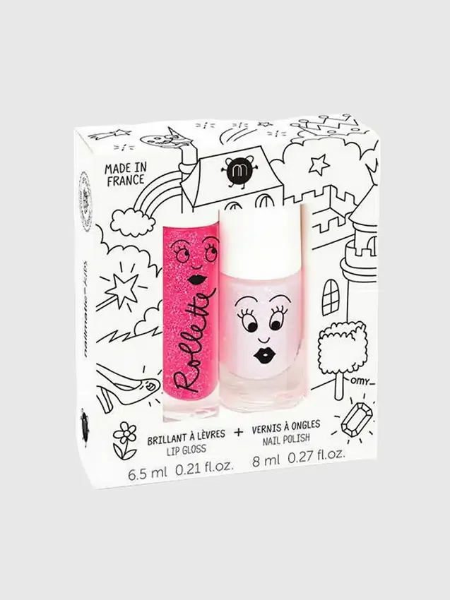 Σετ βερνικιών νυχιών και λιπ γκλος Fairytales της Nailmatic
