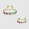 Σετ βραχιόλια «Rainbow Hearts» της Hart «Mini and Me»