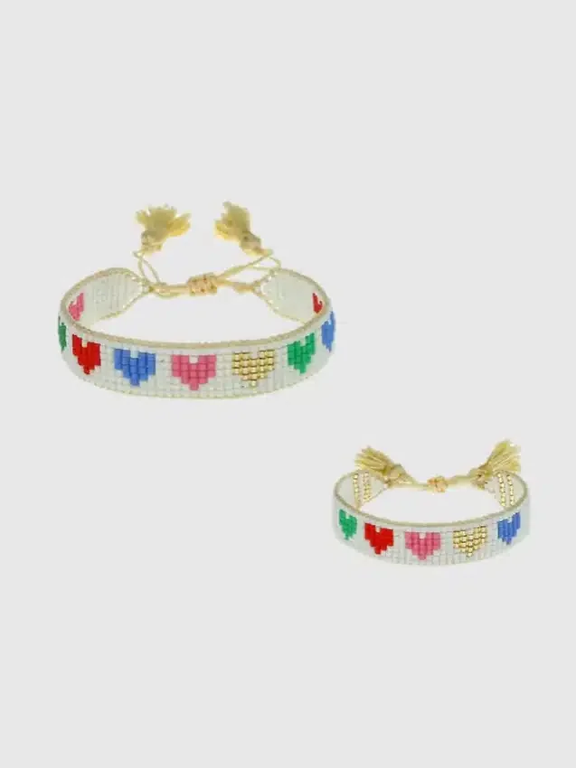 Σετ βραχιόλια «Rainbow Hearts» της Hart «Mini and Me»