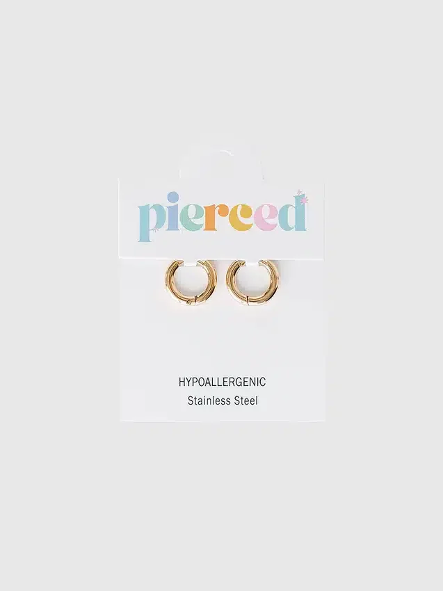 Σκουλαρίκια Huggie Pierced Co Gold 8Mm