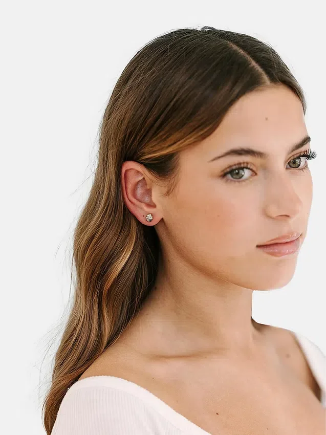 Σκουλαρίκια με βιδωτό κούμπωμα «Birthday Party» της Pierced Co