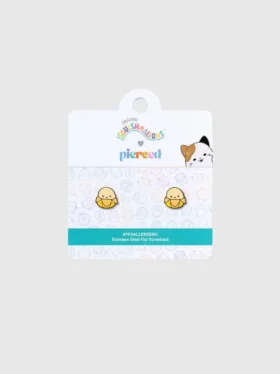 Σκουλαρίκια με βιδωτό κούμπωμα «Junie» της Pierced Co Squishmallows