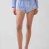 Σορτς πιτζάμας από ποπλίν
