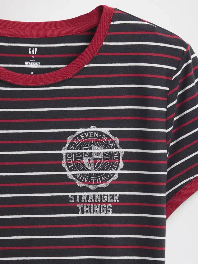 Stranger Things Οργανικό βαμβακερό Vintagesoft κοντό T-shirt