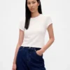 T-shirt για μωρά με πλέξη «waffle»