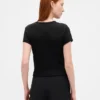 T-shirt για μωρά με πλέξη «waffle»