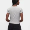 T-shirt για μωρά με πλέξη «waffle»