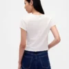 T-shirt για μωρά με πλέξη «waffle»