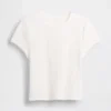 T-shirt για μωρά με πλέξη «waffle»