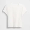 T-shirt για μωρά με πλέξη «waffle»