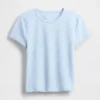 T-shirt για μωρά με πλέξη «waffle»
