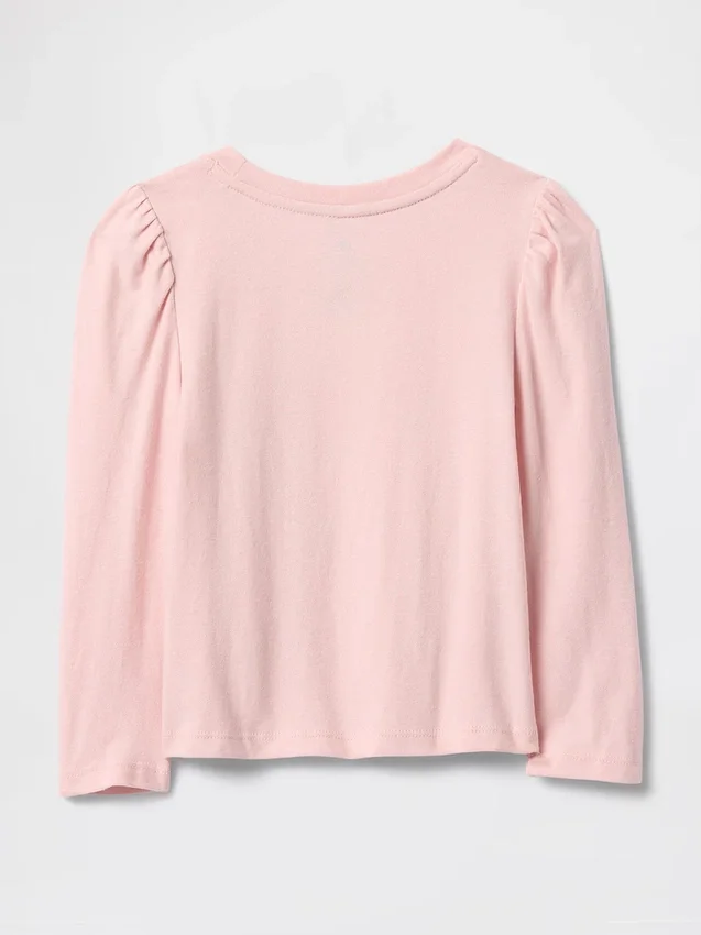 T-shirt για βρέφη & νήπια με φουσκωτά μανίκια για συνδυασμούς