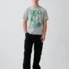 T-shirt με χαλαρή γραφική εκτύπωση και λογότυπο Snoopy