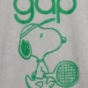 T-shirt με χαλαρή γραφική εκτύπωση και λογότυπο Snoopy