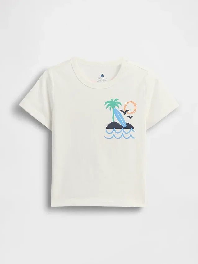 Τ-shirt με γραφικά για βρέφη & νήπια, ιδανικό για συνδυασμούς