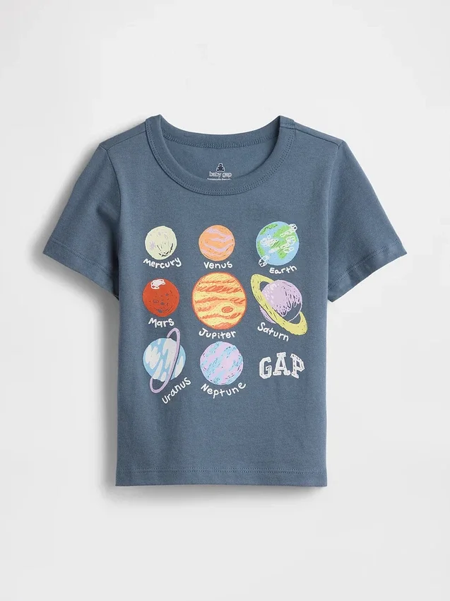 Τ-shirt με γραφικά για βρέφη & νήπια, ιδανικό για συνδυασμούς