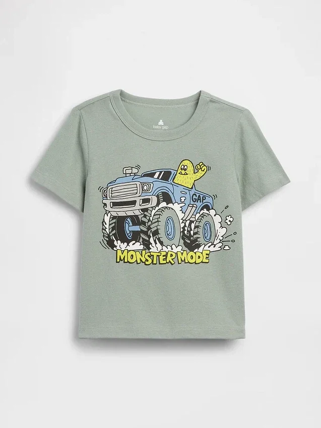 Τ-shirt με γραφικά για βρέφη & νήπια, ιδανικό για συνδυασμούς