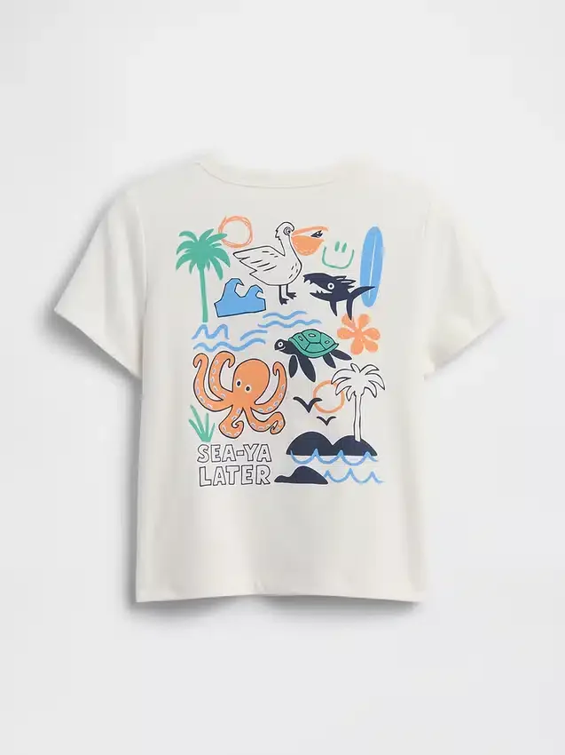 Τ-shirt με γραφικά για βρέφη & νήπια, ιδανικό για συνδυασμούς