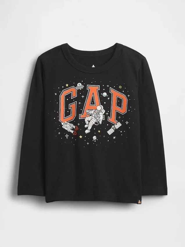 Τ-shirt με γραφικά λογότυπα για βρέφη & νήπια, ιδανικό για συνδυασμούς
