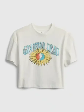 Τ-shirt με γραφικά μπάντας για εφήβους
