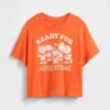 Τ-shirt με γραφικά, oversized, για βρέφη & νήπια