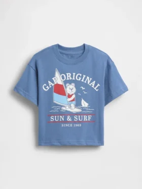 Τ-shirt με γραφικά, oversized, για βρέφη & νήπια
