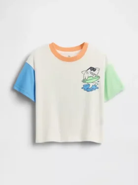 Τ-shirt με γραφικά, oversized, για βρέφη & νήπια