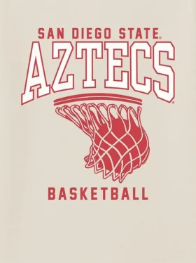 Τ-shirt με γραφικό το καλάθι μπάσκετ του San Diego State University