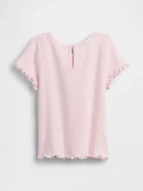 Τ-shirt με κεντήματα και ραβδωτό ύφασμα για βρέφη & νήπια