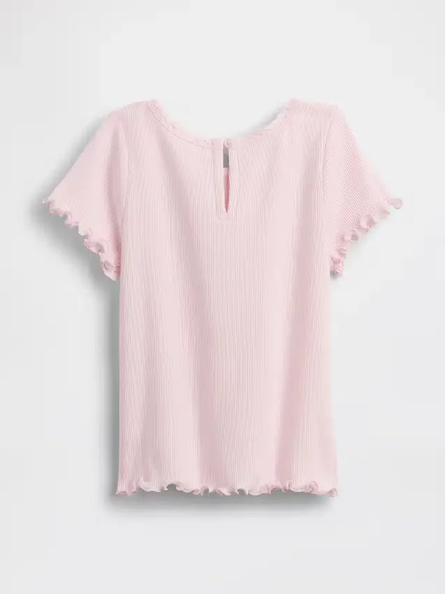 Τ-shirt με κεντήματα και ραβδωτό ύφασμα για βρέφη & νήπια