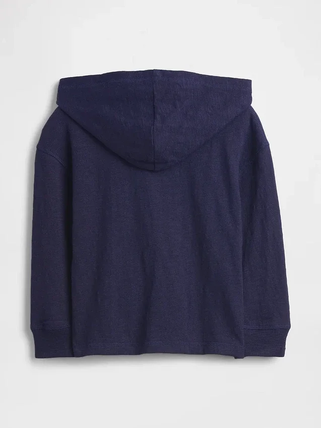 Τ-shirt με κουκούλα από βιολογικό βαμβάκι για βρέφη & νήπια