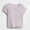 T-shirt με πλεκτό ύφασμα Pointelle για βρέφη & νήπια