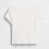 T-shirt με πλεκτό ύφασμα Pointelle για βρέφη & νήπια