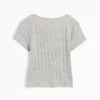 T-shirt με πλεκτό ύφασμα Pointelle για βρέφη & νήπια
