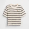 T-shirt με πλέξη «waffle» για βρέφη & νήπια