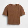 T-shirt με πλέξη «waffle» για βρέφη & νήπια