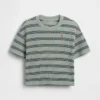 T-shirt με πλέξη «waffle» για βρέφη & νήπια