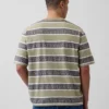 T-shirt με ρίγες Keith Haring σε oversized γραμμή