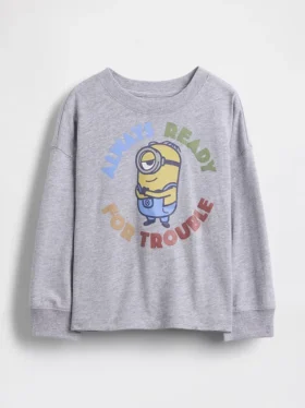 Τ-shirt με σχέδιο Minion για βρέφη & νήπια