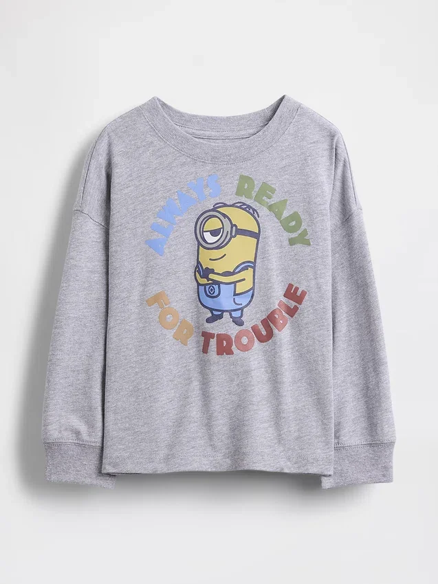 Τ-shirt με σχέδιο Minion για βρέφη & νήπια