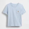 Τ-shirt με τσέπη για βρέφη & νήπια, σε συνδυασμό χρωμάτων