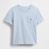 Τ-shirt με τσέπη για βρέφη & νήπια, σε συνδυασμό χρωμάτων