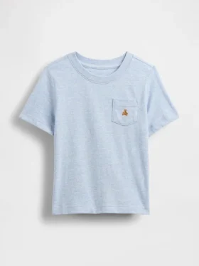 Τ-shirt με τσέπη για βρέφη & νήπια, σε συνδυασμό χρωμάτων
