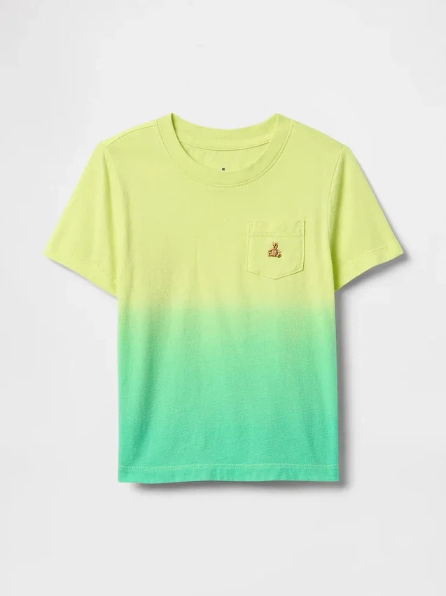 Τ-shirt με τσέπη για βρέφη & νήπια, σε συνδυασμό χρωμάτων