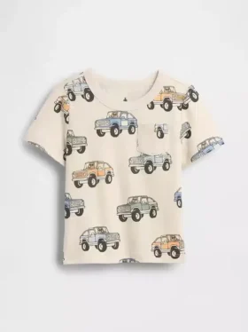 Τ-shirt με τσέπη για βρέφη & νήπια, σε συνδυασμό χρωμάτων
