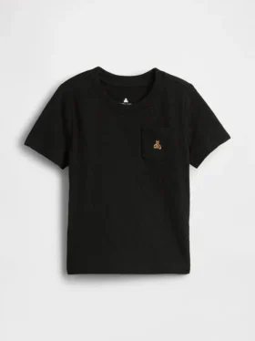 Τ-shirt με τσέπη για βρέφη & νήπια, σε συνδυασμό χρωμάτων