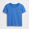 Τ-shirt με τσέπη για βρέφη & νήπια, σε συνδυασμό χρωμάτων