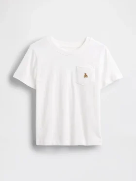 Τ-shirt με τσέπη για βρέφη & νήπια, σε συνδυασμό χρωμάτων